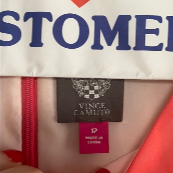 Vince Camuto- worn once - colorful pleated dress - Picture 2 of 3